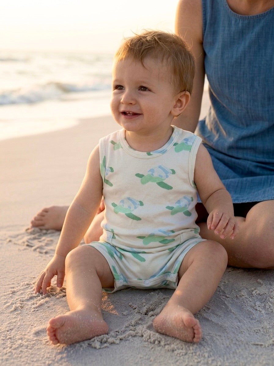 Tank Romper - Happy Honu