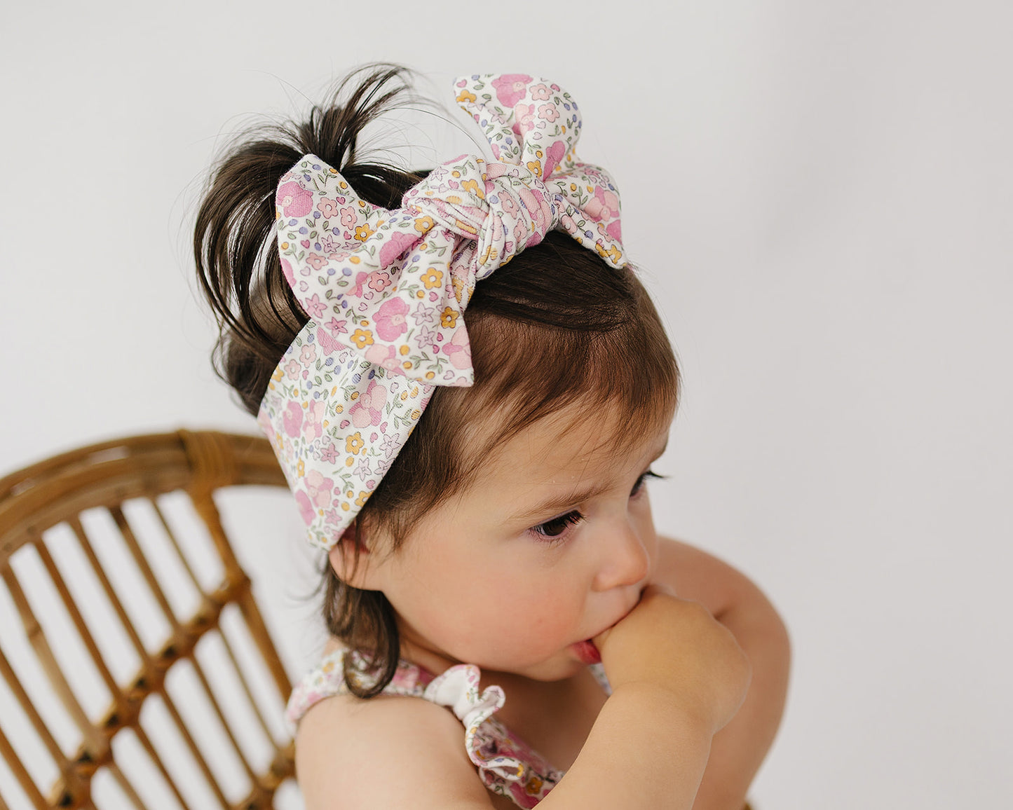 Bow Headband - Sweet Orchid Meadow