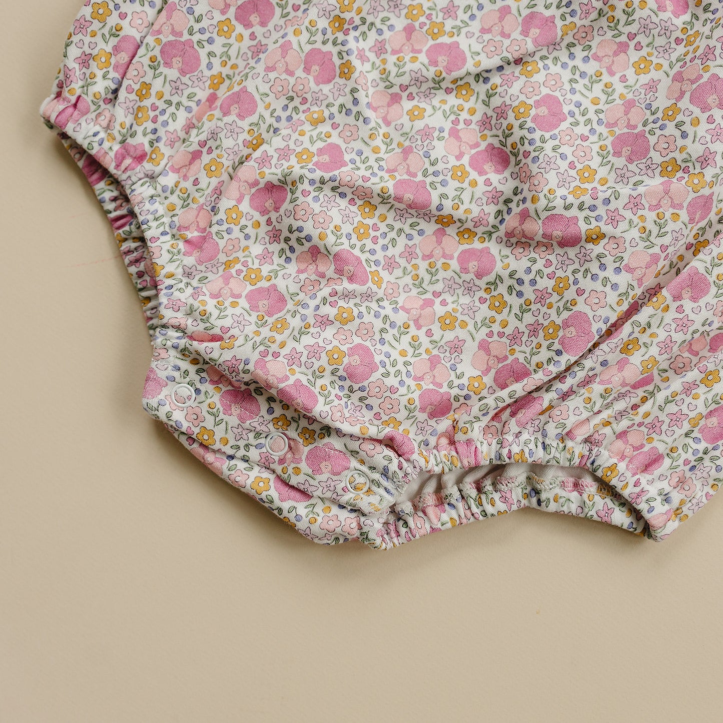 Sleeveless Romper - Sweet Orchid Meadow