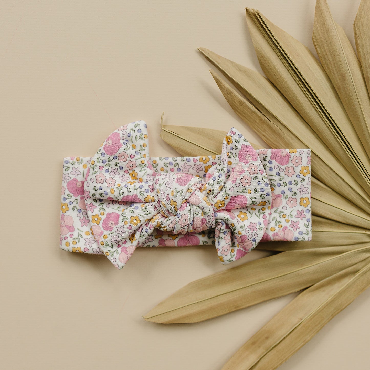 Bow Headband - Sweet Orchid Meadow