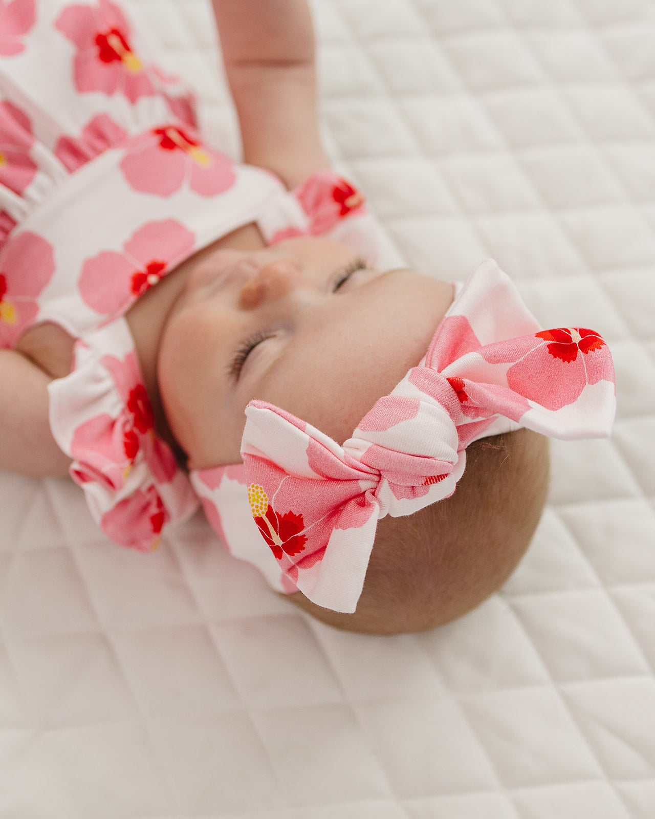 Bow Headband - Hibiscus in Bloom