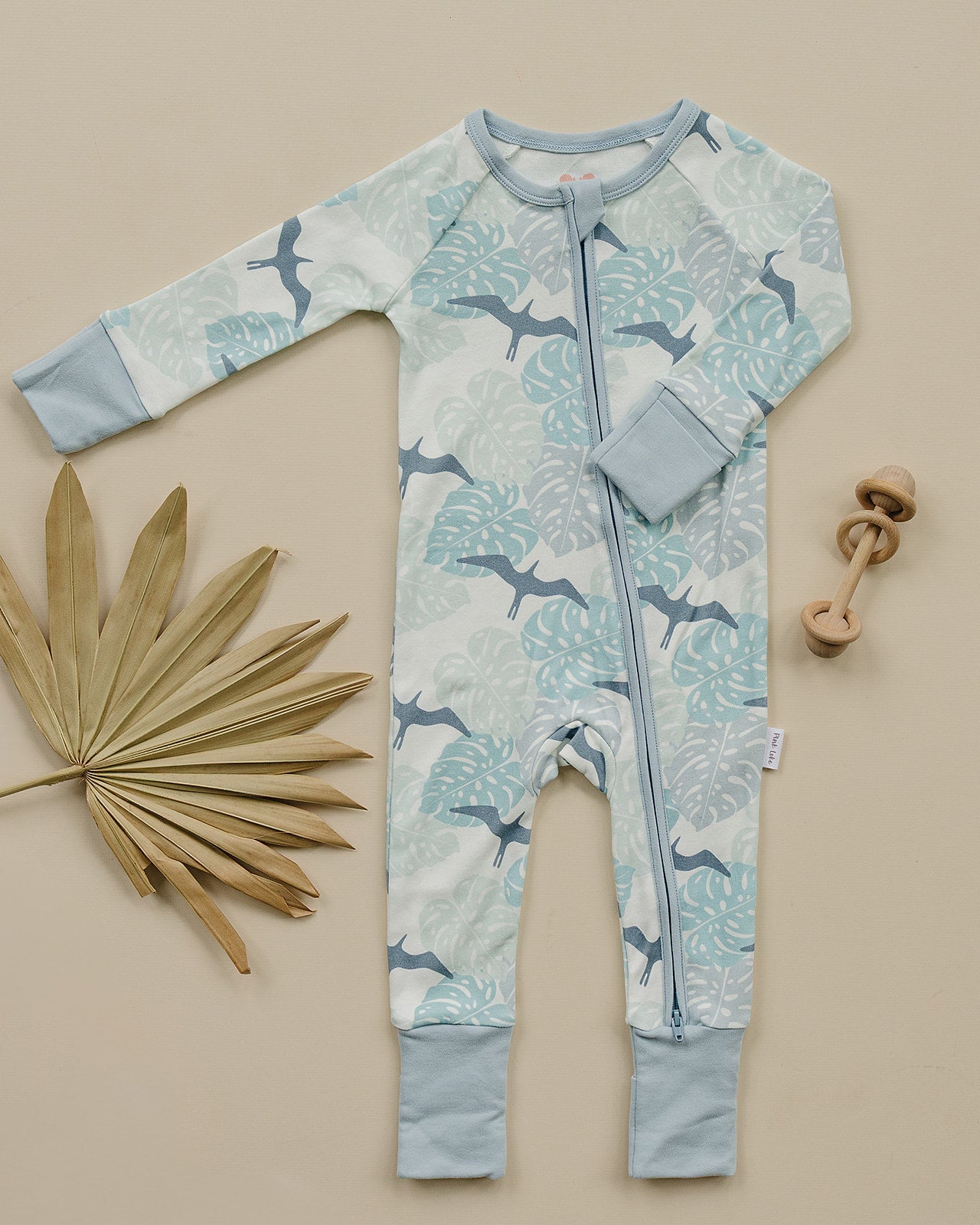 Long-Sleeved Zipper Rompers - Jungle Iwa