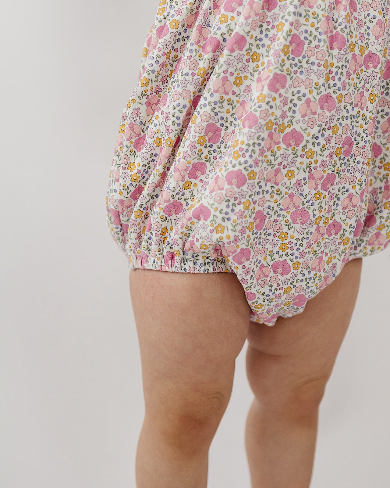 Sleeveless Romper - Sweet Orchid Meadow