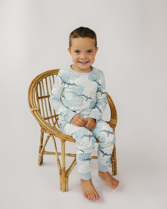 Two-Piece Long Sleeve Pajama Set - Jungle Iwa