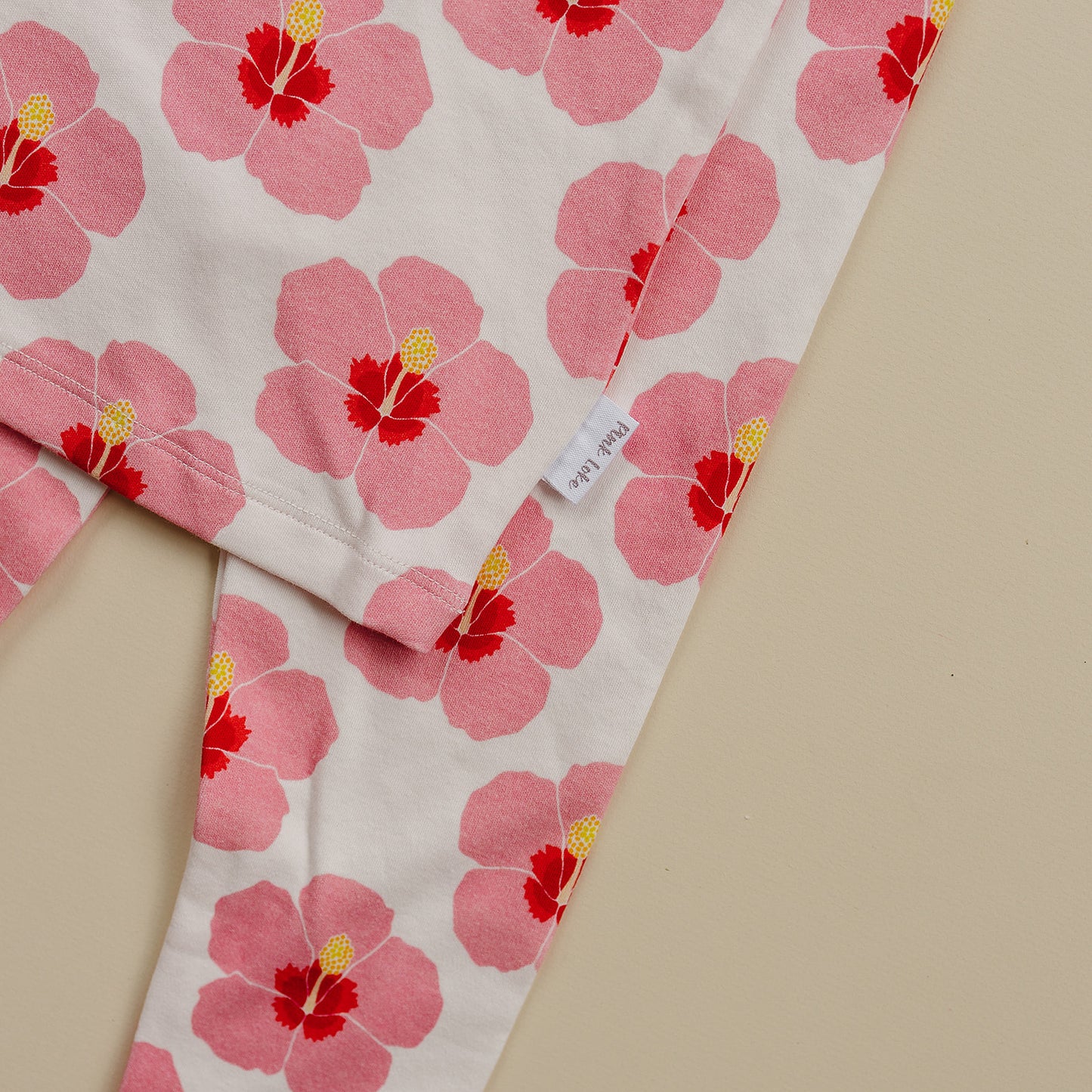 Long Sleeve Pajama Set - Hibiscus in Bloom