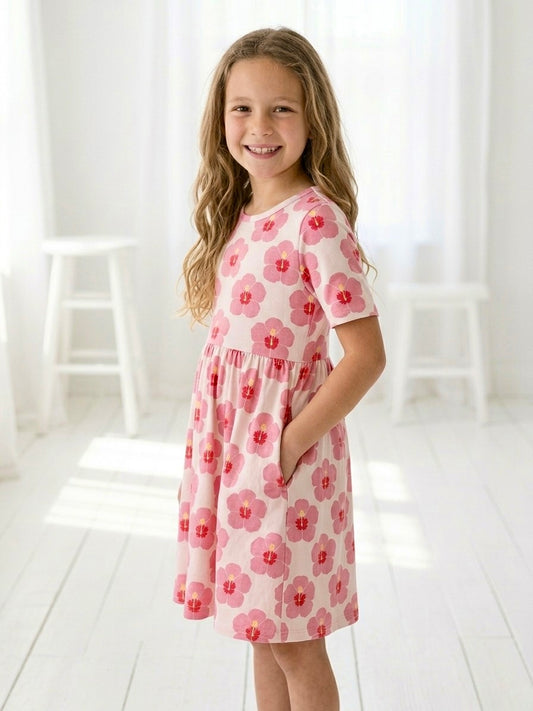 Everyday Dress - Hibiscus In Bloom
