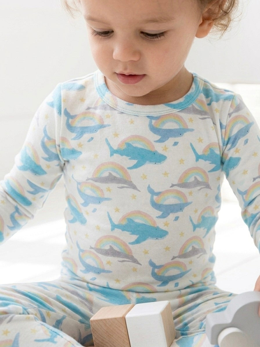 Two-Piece Long Sleeve Pajama Set - Anuenue & Friends