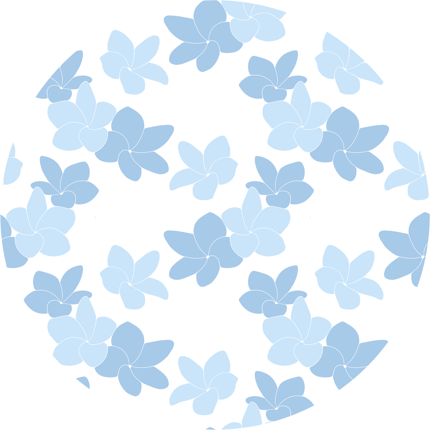 Bubble Romper - Plumeria Sky