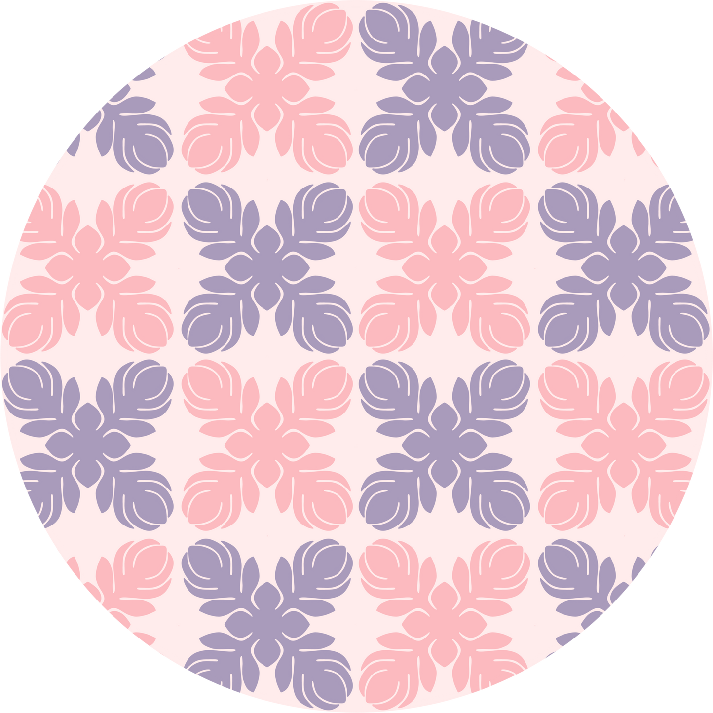 Two-Piece Long Sleeve Pajama Set - Pink Loke